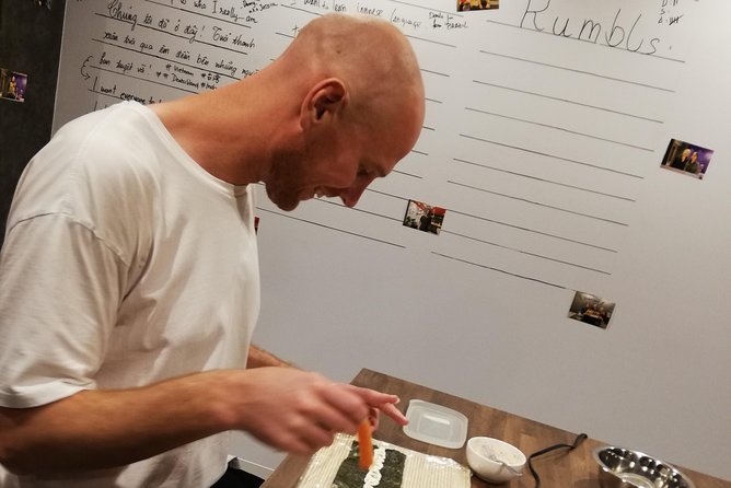 Colorful Japanese Sushi Roll