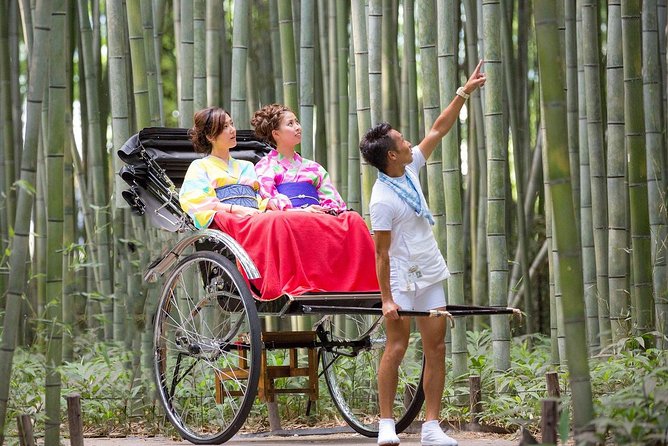 Kyoto Sagano Insider: Rickshaw and Walking Tour