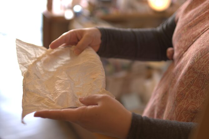 Mino Washi Lantern Making Half Day Private Tour From Mino City