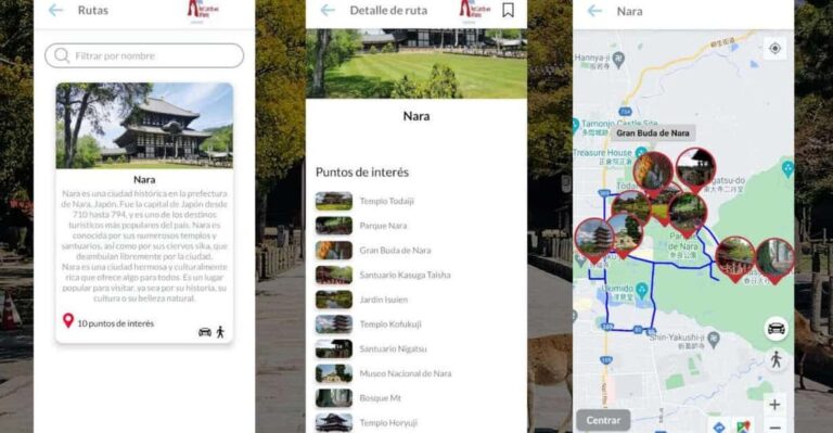Nara Self-Guided App With Multi-Language Audio Guide