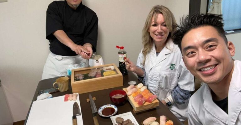 Nontouristy Experience Sushi Making Lesson With Tsukiji Tour