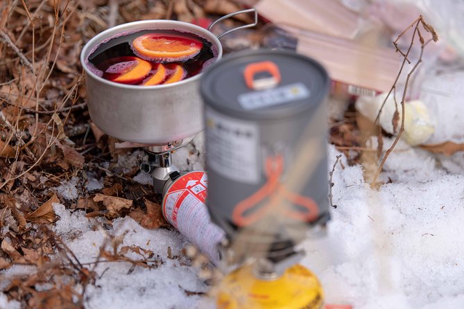 Snowshoeing at the Foot of Mount Asama in Karuizawa