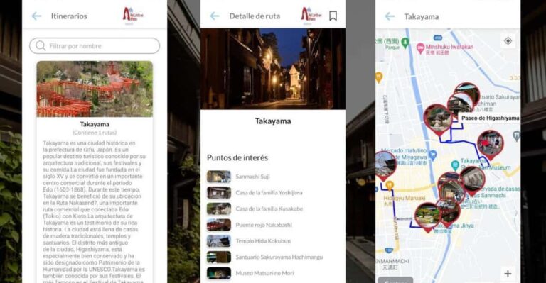 Takayama Self-Guided Tour App With Multi-Language Audioguide