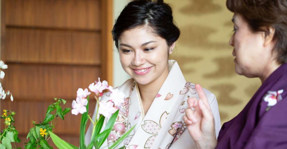 Flower Arrangement Experience With Simple Kimono in Okinawa - Experience Details