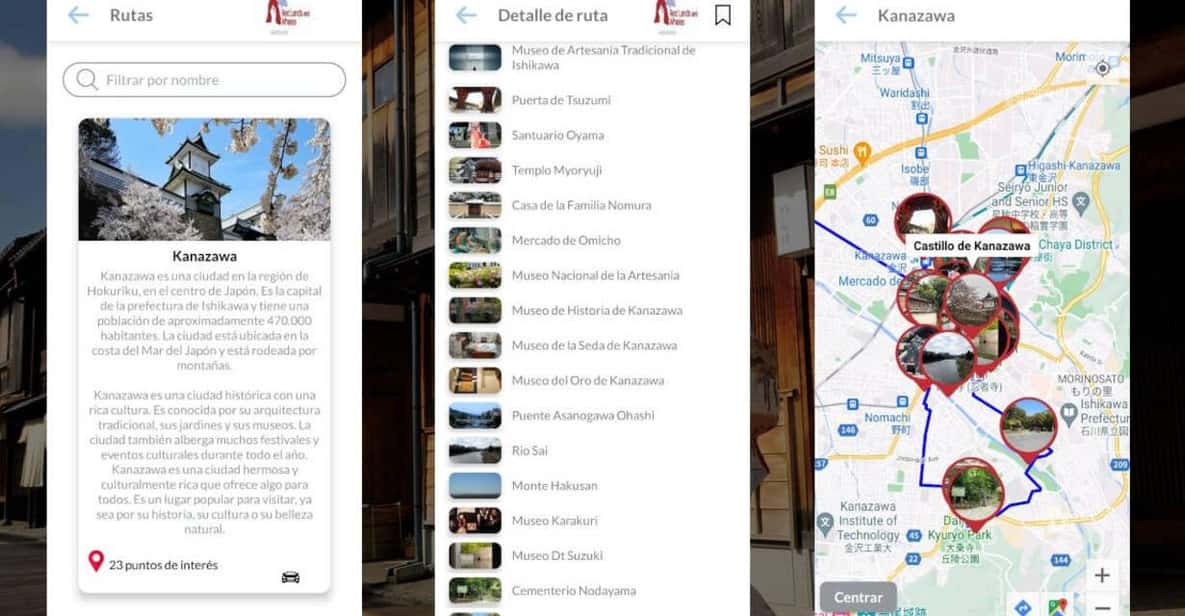 Kanazawa Self-Guided Tour App With Multi-Language Audioguide - Activity Description