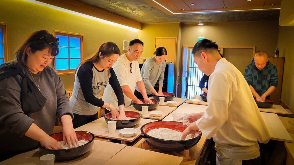 Soba Making Experience With Optional Sushi Lunch Course - Activity Highlights