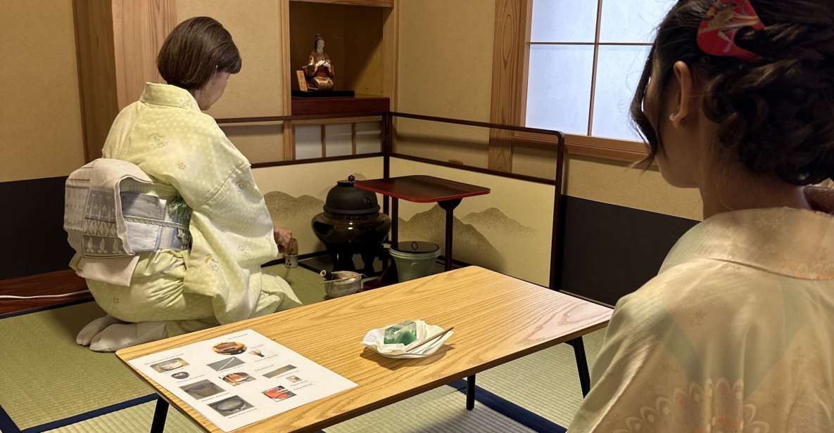Tokyo:Genuine Tea Ceremony, Kimono Dressing, and Photography - Kimono Dressing and Upcycled Umbrella