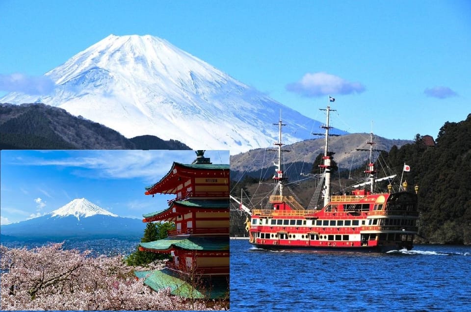 View of Mt. Fuji, Chureito Pagoda and Hakone Cruise Day Trip - Highlights