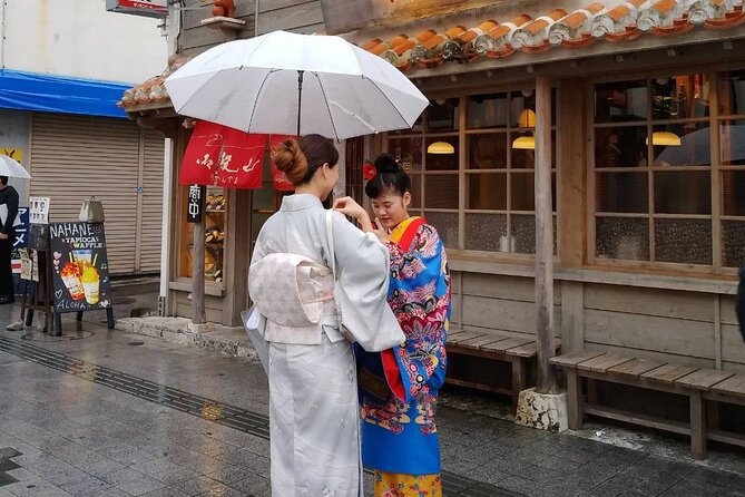 Walking Around the Town With Kimono You Can Choose Your Favorite Kimono From [Okinawa Traditional Co - Meeting and Logistics