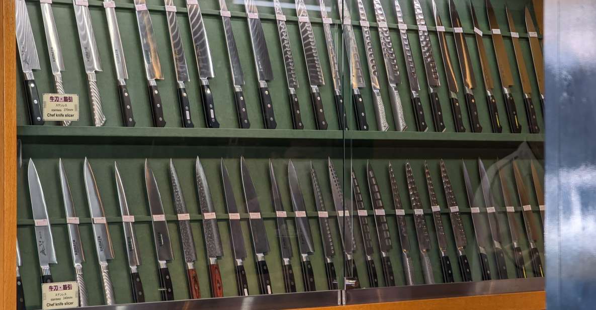 Asakusa: Kitchen Knife Store Visits After History Tour - Kappabashi Street Exploration