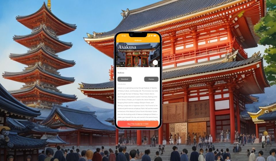 Asakusa(Tokyo): Smartphone Audio Guide Tour - Experience Highlights