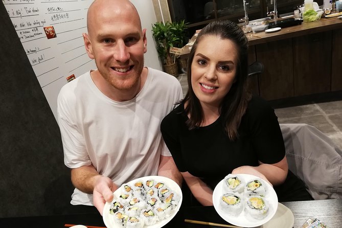 Colorful Japanese Sushi Roll - Garnishing and Plating Tips