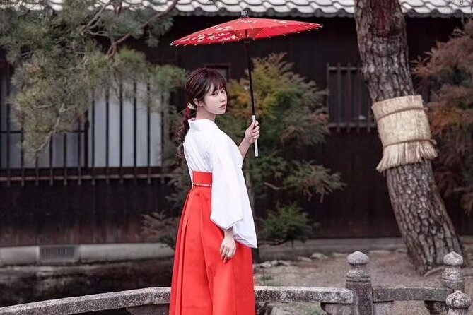 Experience a Different Cross-Dressing Experience in Kyoto, Osaka, Miko Kimono - Questions?