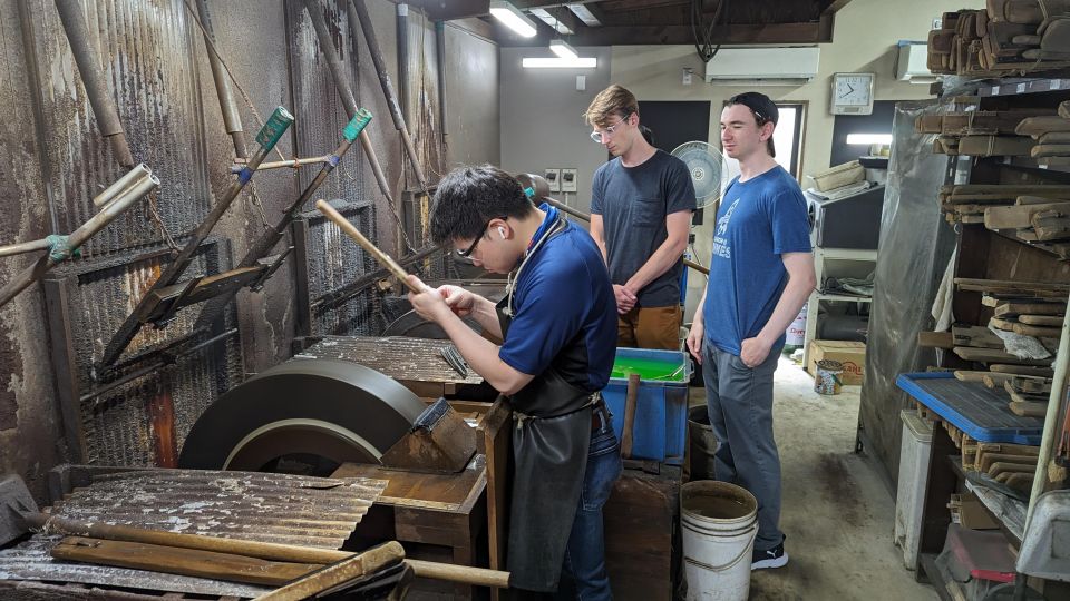 From Osaka: Sakai Knife Factory and Craft Walking Tour - Itinerary