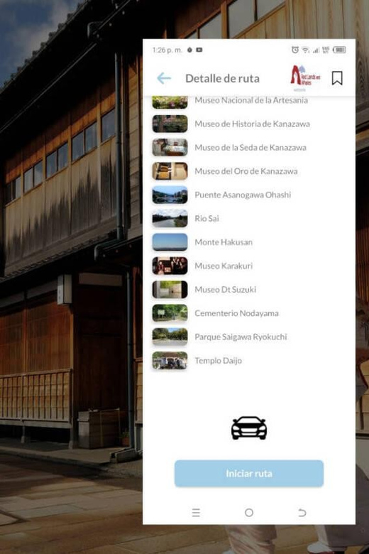 Kanazawa Self-Guided Tour App With Multi-Language Audioguide - Inclusions