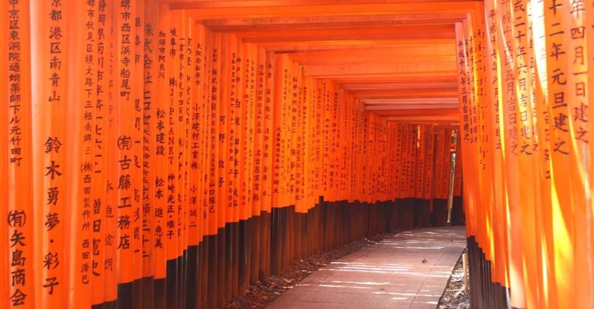 Kyoto/Kobe/Osaka: Arashiyama and Fushimi Inari Private Tour - Inclusions