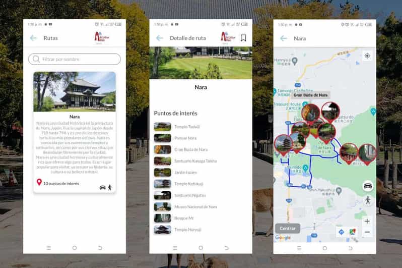 Nara Self-Guided App With Multi-Language Audio Guide - Inclusions
