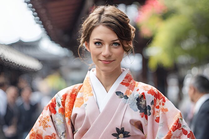 Private Photoshoot Experience in a Japanese Traditional Costume - Kimono Dressing