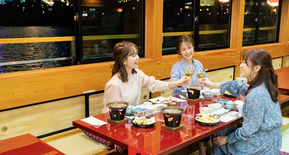 Sumida River: Japanese Traditional Yakatabune Dinner Cruise - Indulge in Authentic Japanese Dinner Cuisine