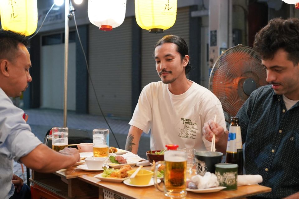 Okinawa Bar Hopping Tour With Sanshin Live in Koza - Tour Restrictions and Itinerary