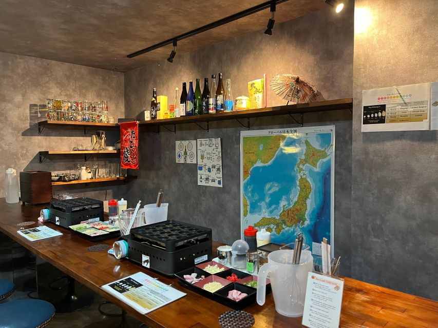 Osaka Sake Tasting With Takoyaki DIY - Enjoy Handmade Takoyaki and Sake