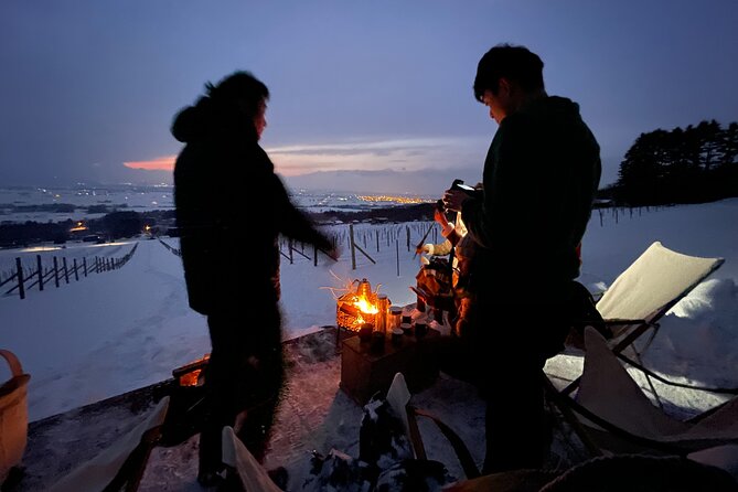 Private Deck Bonfire Café: Winter Evening Sky - Experience Highlights