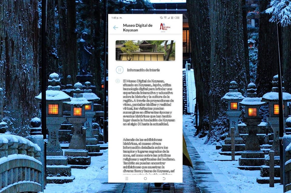 Koyasan Self-Guided Route App With Multi-Language Audioguide - Instructions