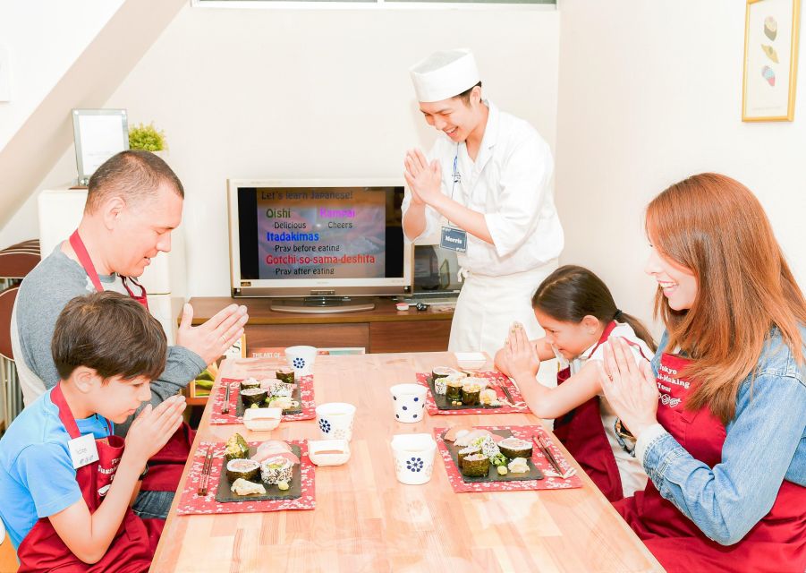 Sushi Making Class in English With Friendly Chef in Tokyo - Important Information