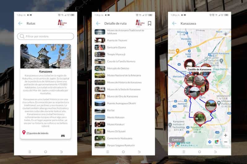 Kanazawa Self-Guided Tour App With Multi-Language Audioguide - App Download and Registration