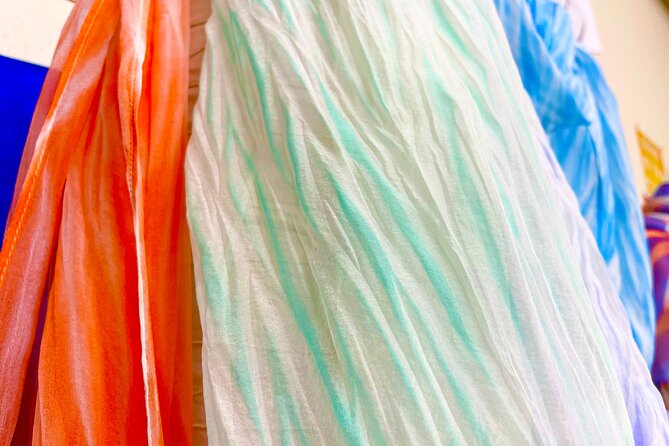 Kyo-Arashi Shibori Scarf Class - Silk Scarf Customization
