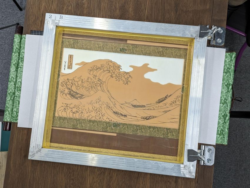 Tokyo : Ukiyo-e Scroll Making Experience - Additional Activity