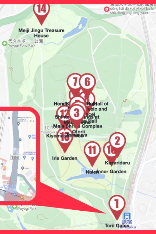 Tokyo: Meiji Jingu Shrine With Smartphone Audio Guide App - Frequently Asked Questions