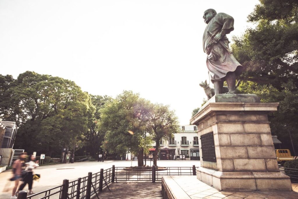 Statue of Saigo Takamori In Ueno Park Tokyo