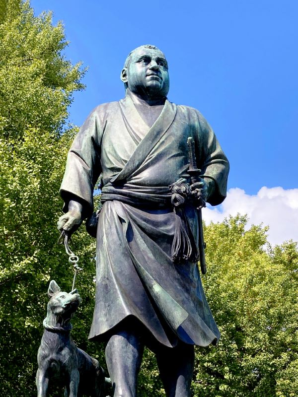Statue of Saigo Takamori In Ueno Park Tokyo