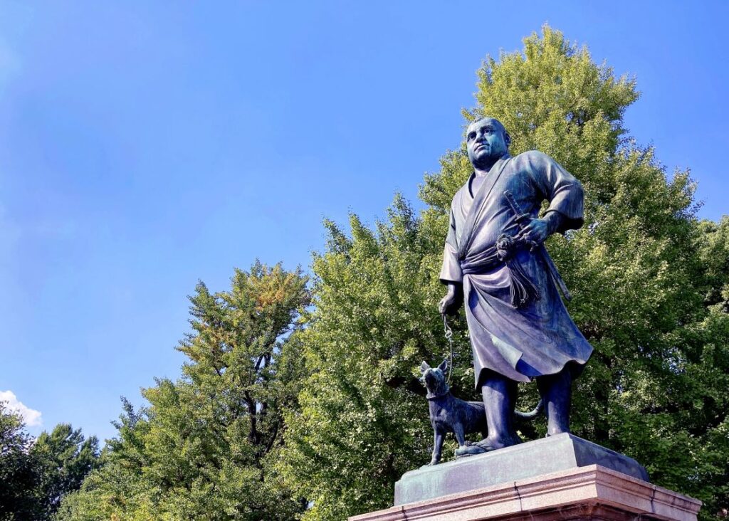 Statue of Saigo Takamori In Ueno Park Tokyo