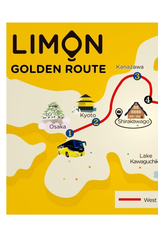 NEW PASS Japan Golden Route 7 Day LIMON Bus PASS - Just The Basics