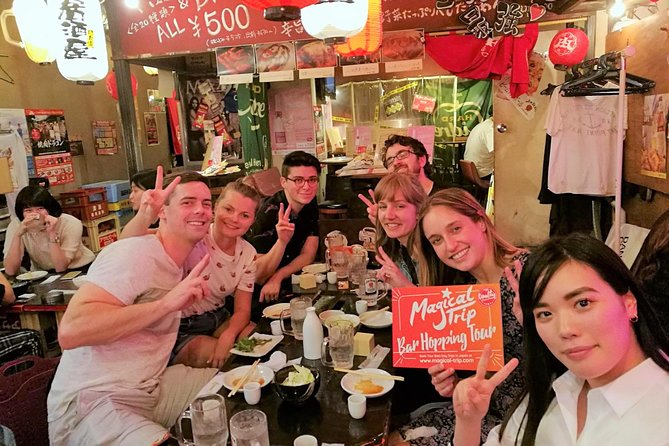 Shibuya Bar Hopping Night Food Walking Tour in Tokyo - Just The Basics